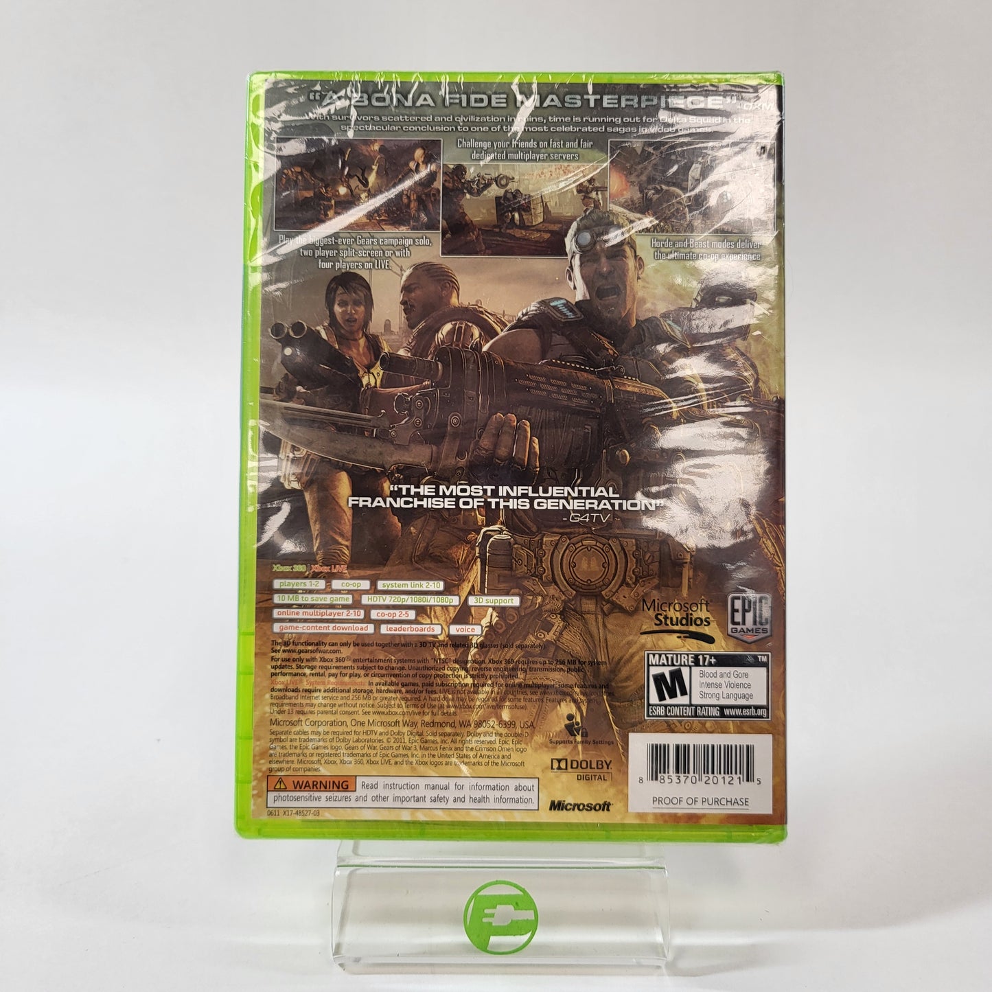 New Gears of War 3 (Microsoft Xbox 360, 2011)