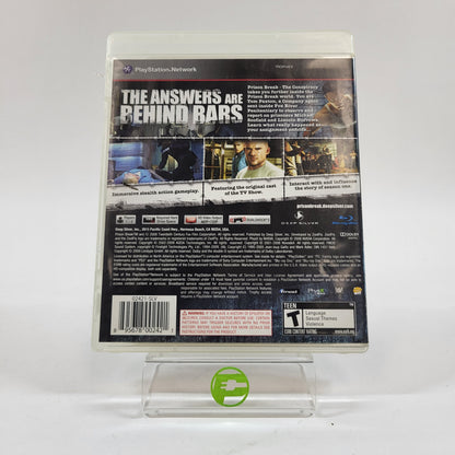 Prison Break: The Conspiracy (Sony PlayStation 3 PS3, 2010)