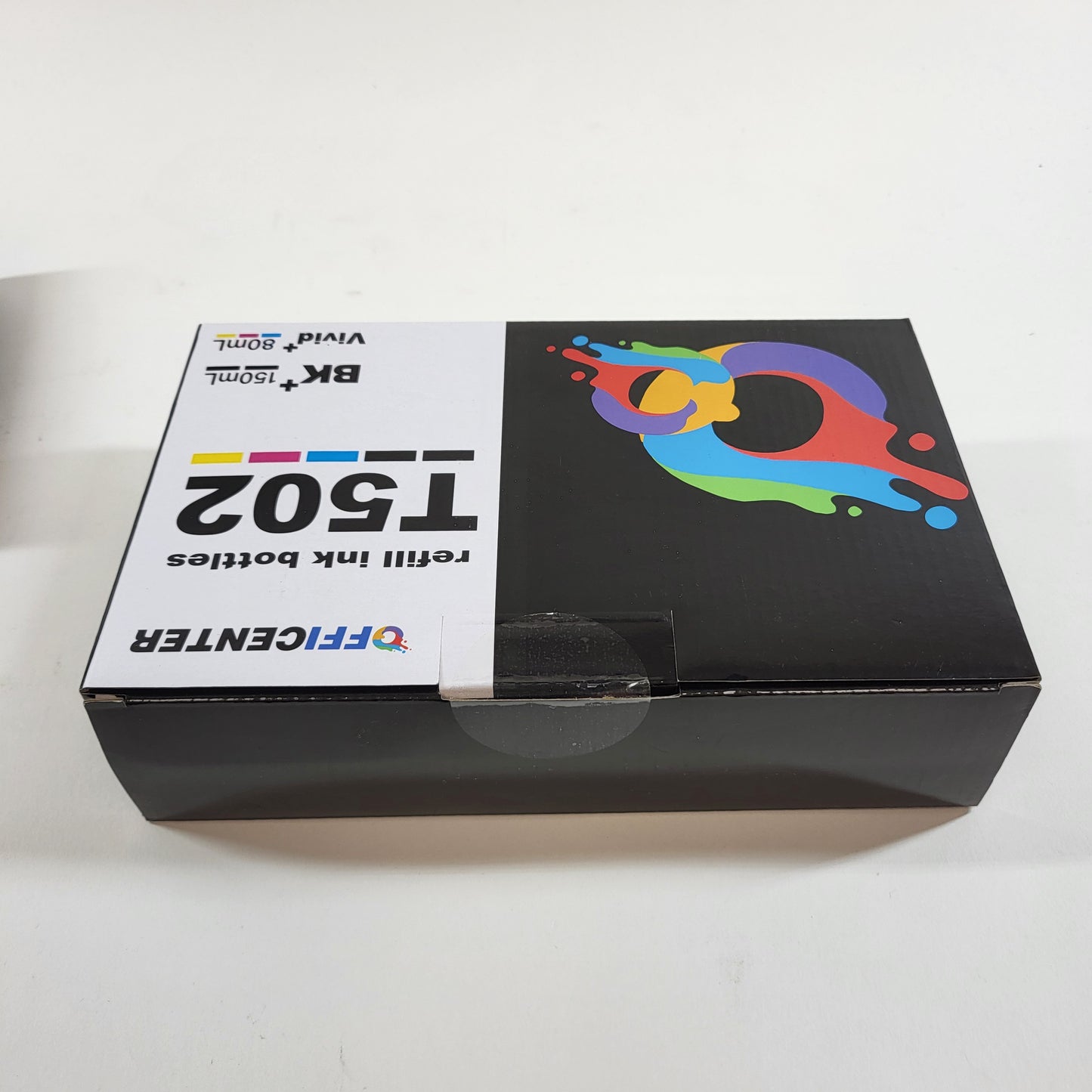 Lot of 3 Officenter T502 Black/Tri-color  Refill Ink Bottles
