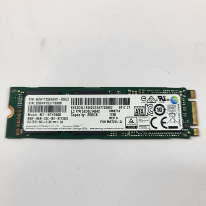 Samsung 2280mm MZ-NTY2560 256GB SATA III 6Gbps HDD MZ-NTY256HDHP-000L2