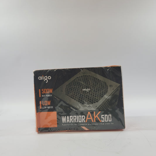 New AIGO WARRIOR AK500 AK500 80 Plus 500W Non Modular Power Supply