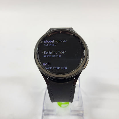 GPS Only Samsung Galaxy Watch6 Classic Aluminum Smartwatch SM-R965U