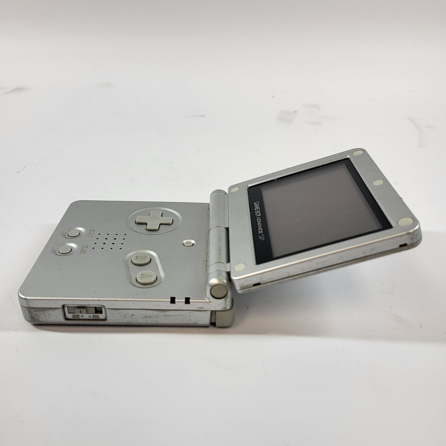 Nintendo Game Boy Advance SP Handheld Game Console AGS-001 Platinum Silver