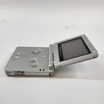 Nintendo Game Boy Advance SP Handheld Game Console AGS-001 Platinum Silver