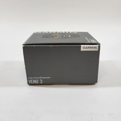 New Garmin Venu 3 45mm Health & Fitness GPS Smartwatch A04543