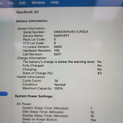 2024 Apple MacBook Air 15" M3 10C GPU 4.0GHz 16GB RAM 512GB SSD MXD43LL/A