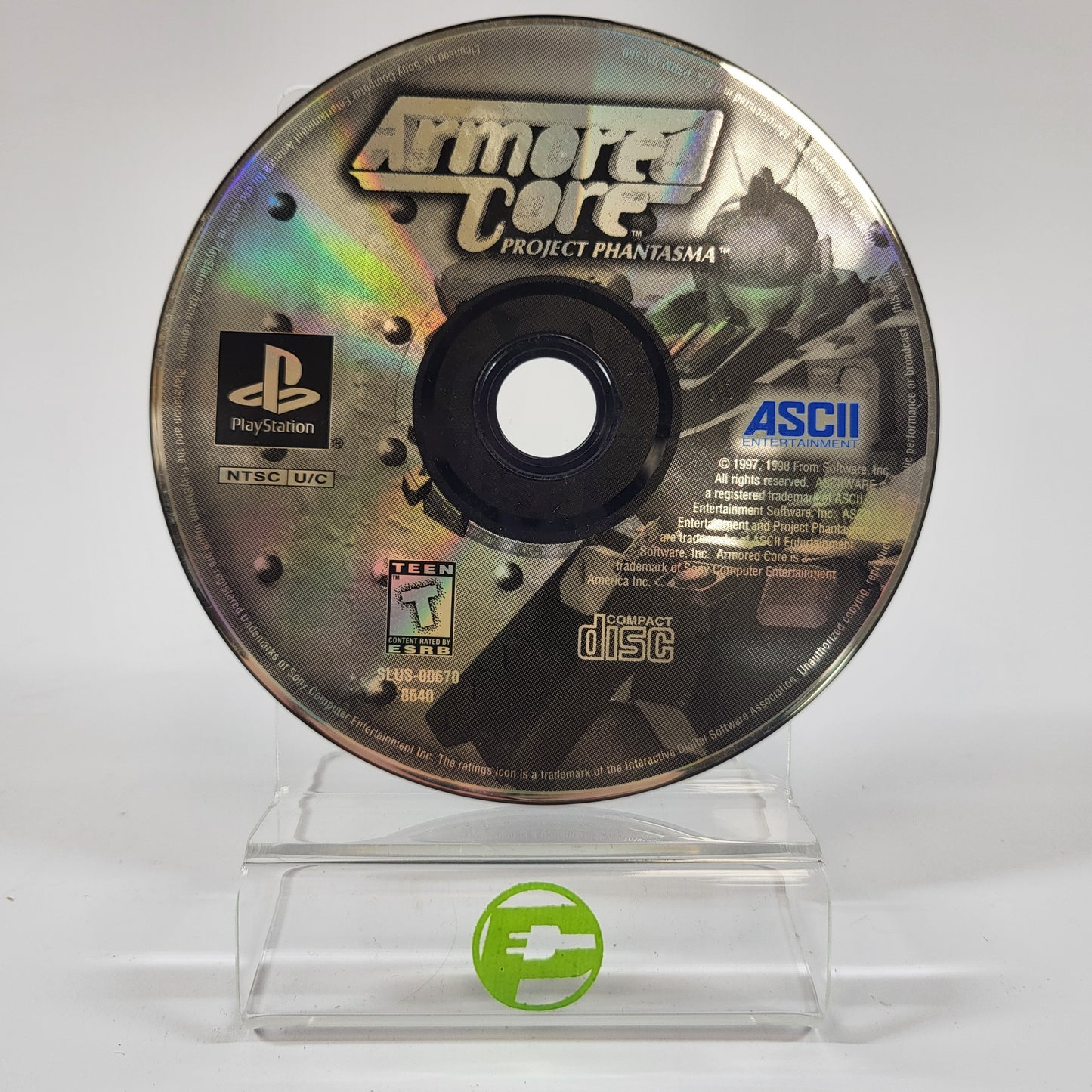 Armored Core Project Phantasma (Sony PlayStation 1 PS1, 1998)