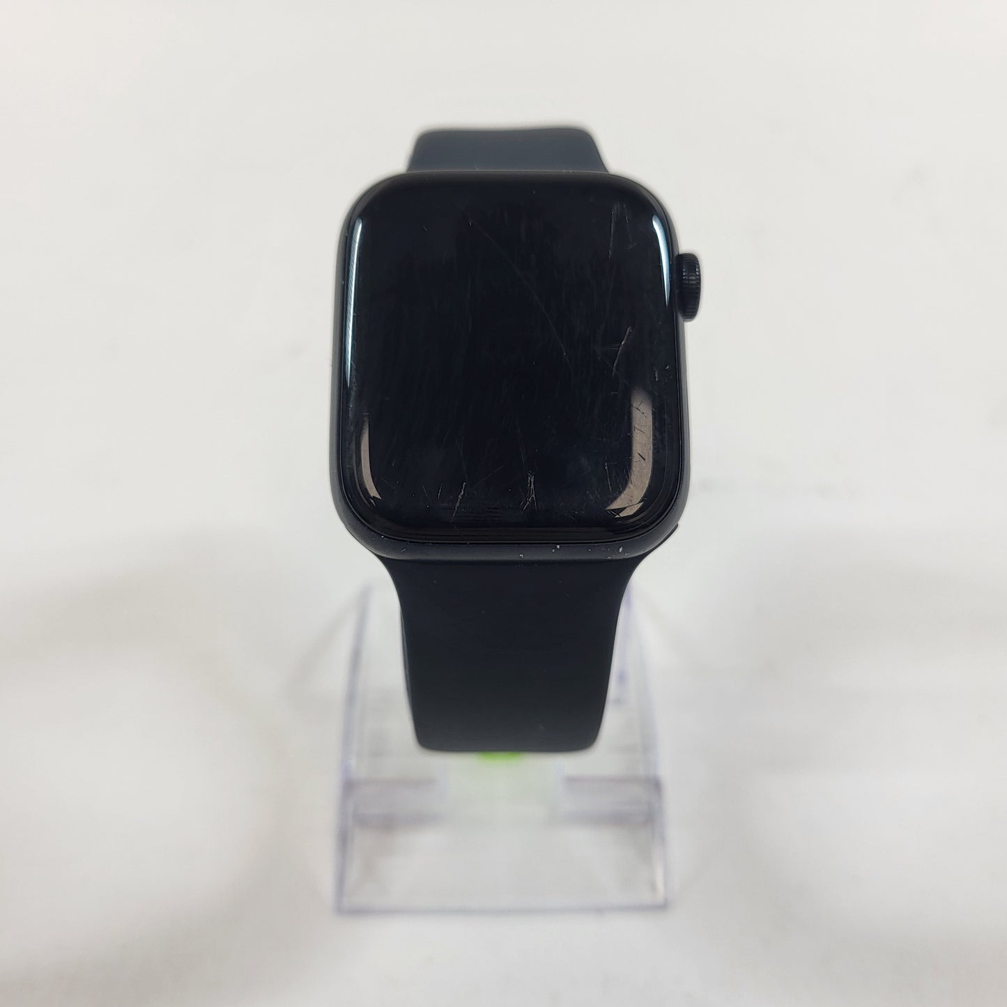 GPS Only Apple Watch SE 2nd Gen 44MM Midnight Aluminum Anchor Blue Sport Band