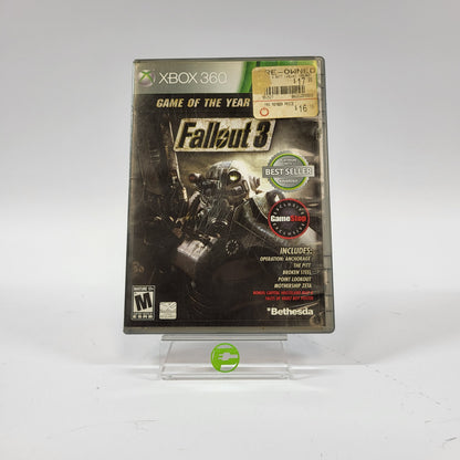 Fallout 3 [Game Of The Year Platinum Hits] (Microsoft Xbox 360, 2008)