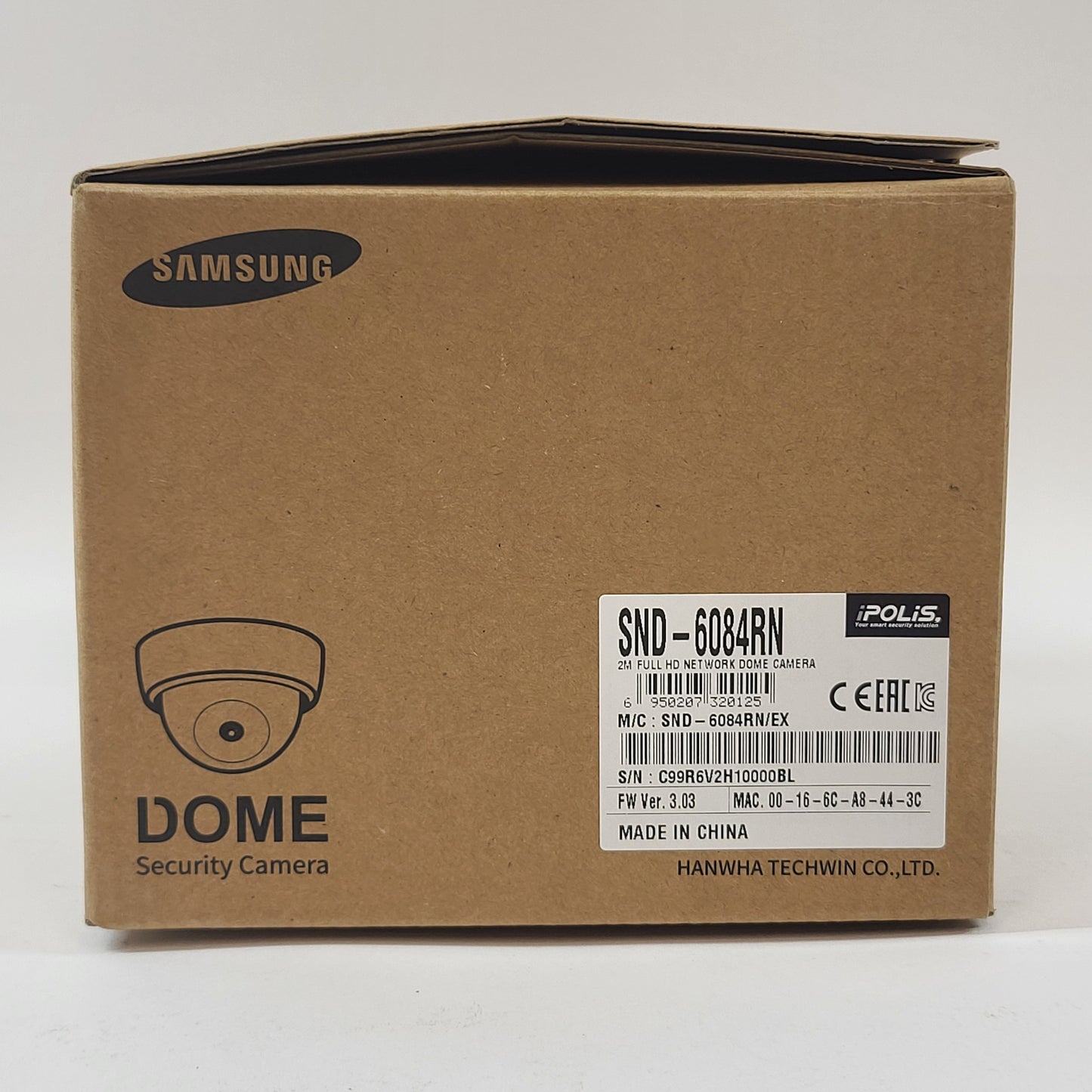 Samsung SND-6084RN Dome Security Camera 1080p Open Box