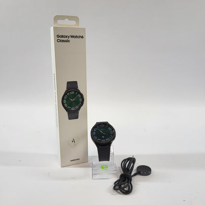 GPS Only Samsung Galaxy Watch6 Classic Aluminum Smartwatch SM-R965U