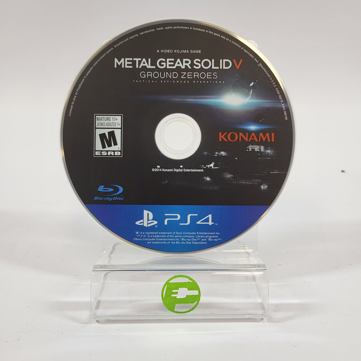 Metal Gear Solid V: Ground Zeroes (Sony PlayStation 4 PS4, 2014)