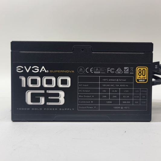 EVGA SuperNOVA 1000 G3 80 Plus Gold 1000W Fully Modular Power Supply