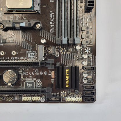 Gigabyte GA-AX370M-DS3H AM4 AMD Ryzen 7 2700X 8 Core 3.70GHz microATX