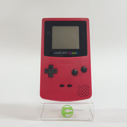 Nintendo Game Boy Color Handheld Game Console Only CGB-001 Strawberry READ