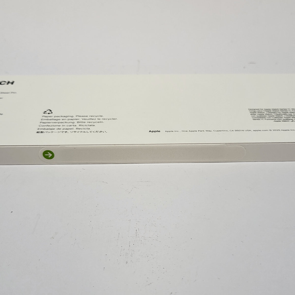 New GPS Only Apple Watch Series 11 46mm Space Gray Black Sport Band MEV44LW/A
