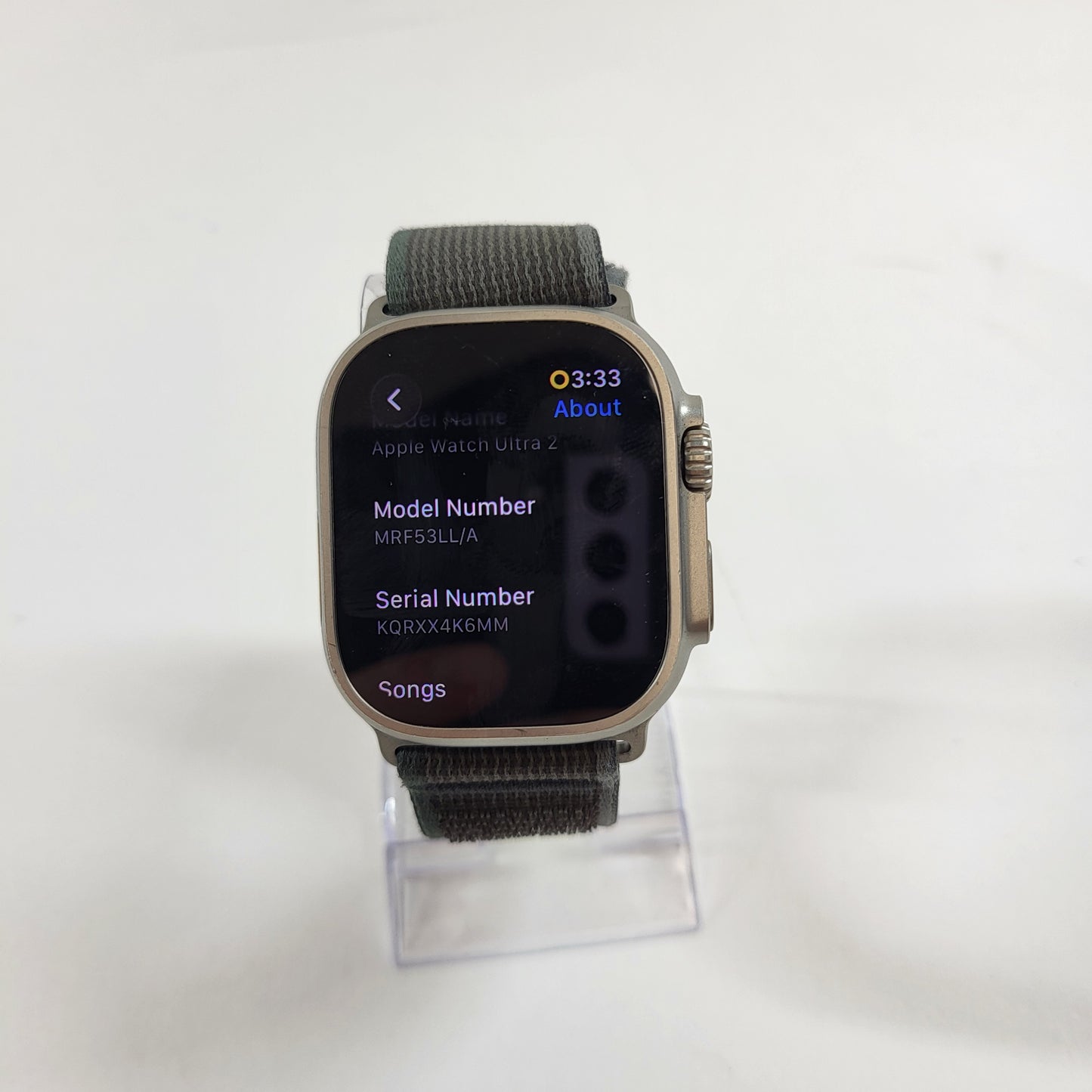 Unlocked Apple Watch Ultra 2 49MM Natural Titanium Aftermarket Band MRF53LL/A
