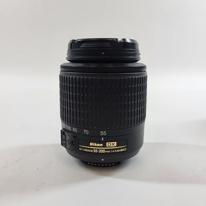 Nikon AF-S DX NIKKOR 55-200mm f/4-5.6 G ED Auto & Manual Lens