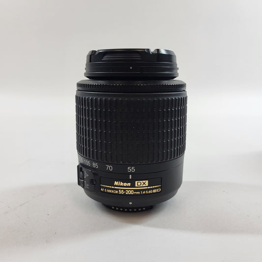 Nikon AF-S DX NIKKOR 55-200mm f/4-5.6 G ED Auto & Manual Lens