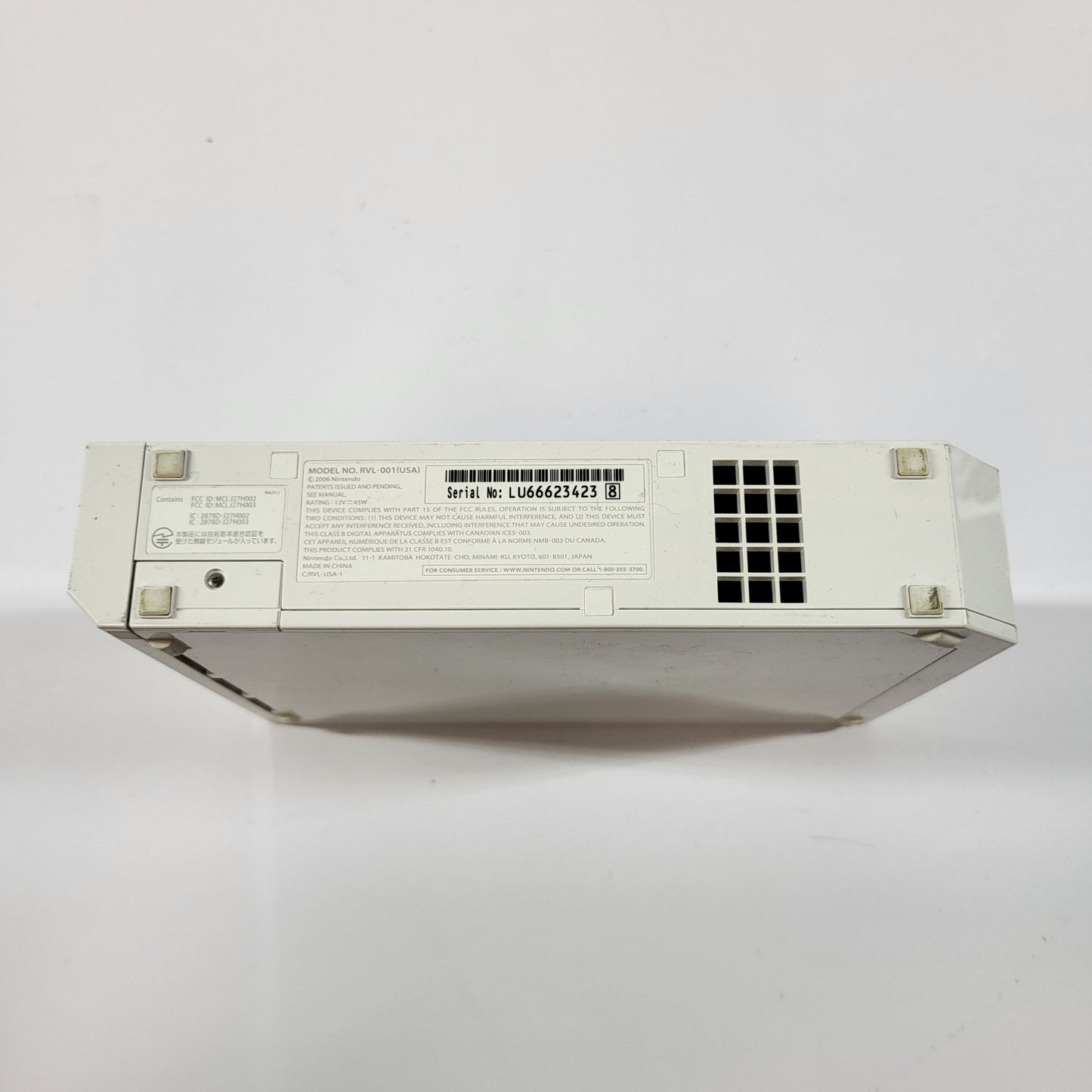 Nintendo Wii Console Gaming System RVL-001 White