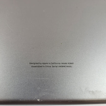 2022 Apple MacBook Air 13.6" M2 10C GPU 3.5GHz 16GB RAM 1TB SSD A2681