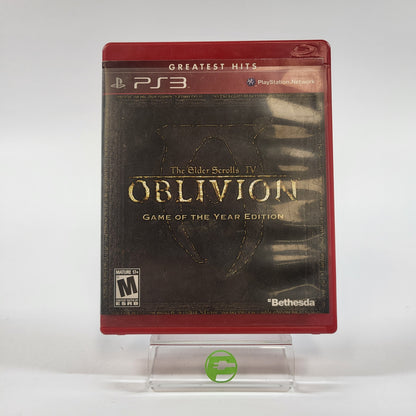 Elder Scrolls IV Oblivion Game of the Year [Greatest Hits] (Sony PlayStation 3 PS3, 2007)