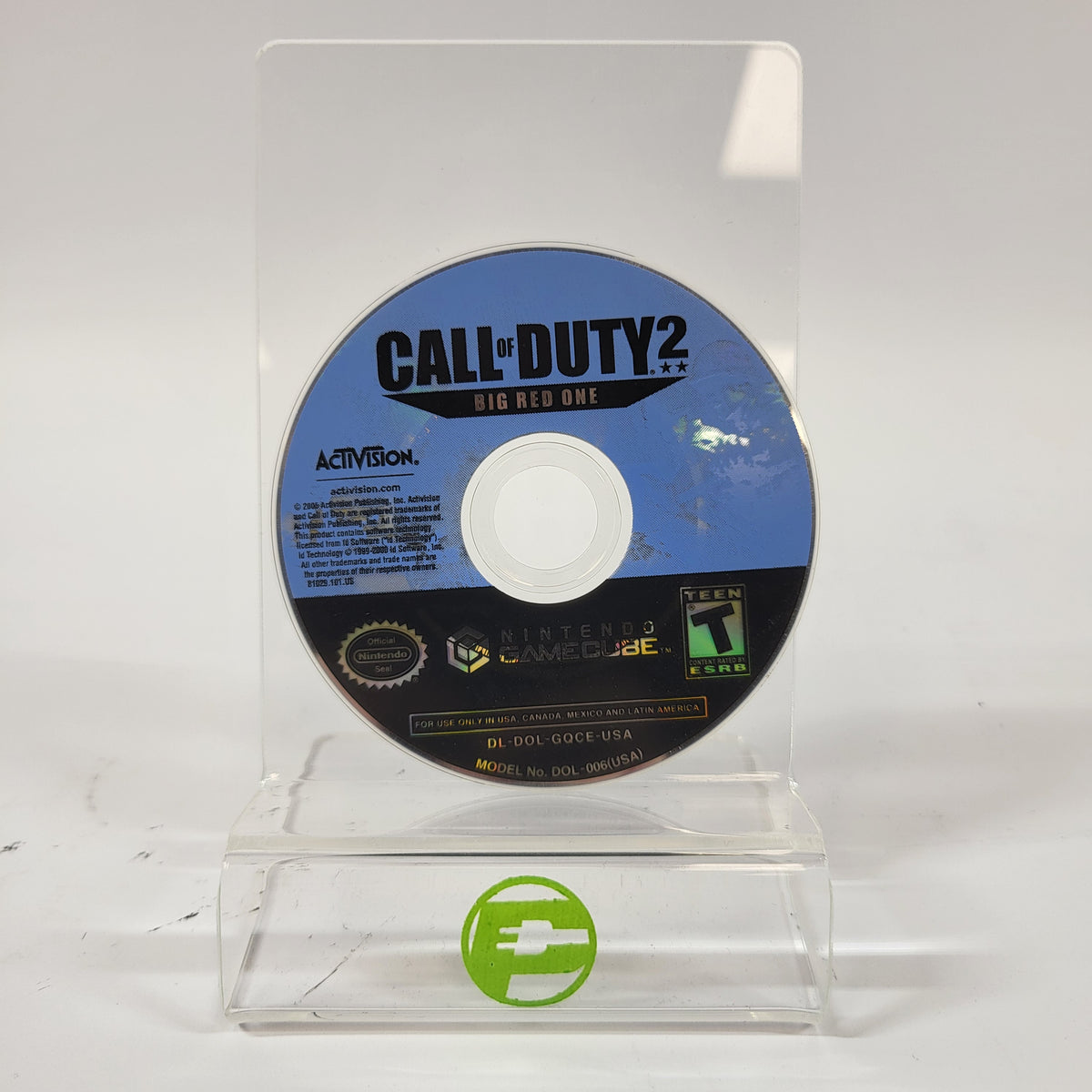 Call of Duty 2 Big Red One (Nintendo GameCube, 2005)