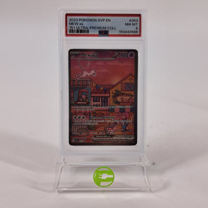 Pokémon TCG 151 UPC Promo Set Mew 053, Mewtwo 052,Metal Mew 205/165 PSA 9, PSA 8