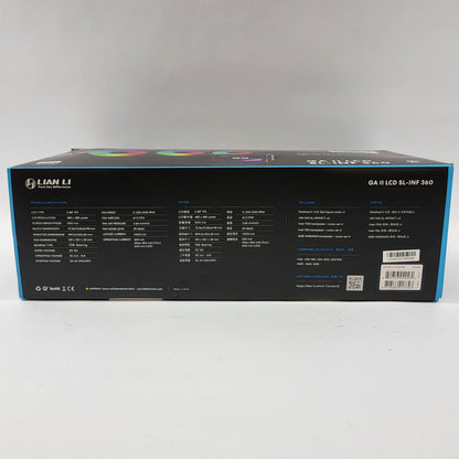 Lian Li GA II LCD SL-INF 360 CPU Liquid Cooler (AIO) ATX Full GA2ALCD36INB