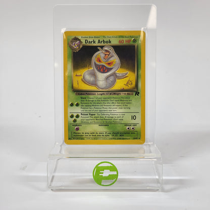Pokémon TCG Team Rocket Dark Arbok 19/82 Regular English [W Stamp]