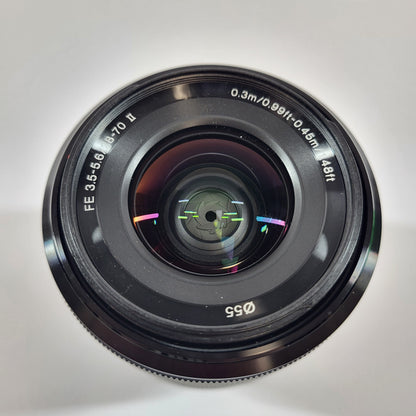 Sony SEL28702 28-70mm f/3.5-5.6 II E-Mount Full Frame Compact Zoom SEL28702 Auto Lens