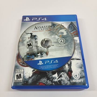 Assassin's Creed III Remastered (Sony PlayStation 4 PS4, 2013)