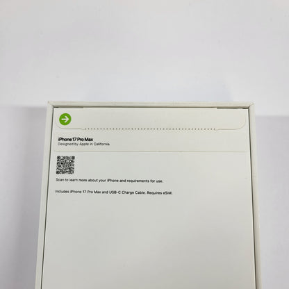 New Factory Unlocked Apple iPhone 17 Pro Max 256GB Silver MFXG4LL/A