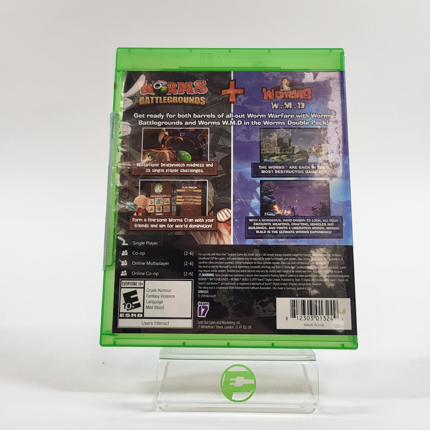 Worms Battleground & Worms W.M.D (Microsoft Xbox One, 2019)