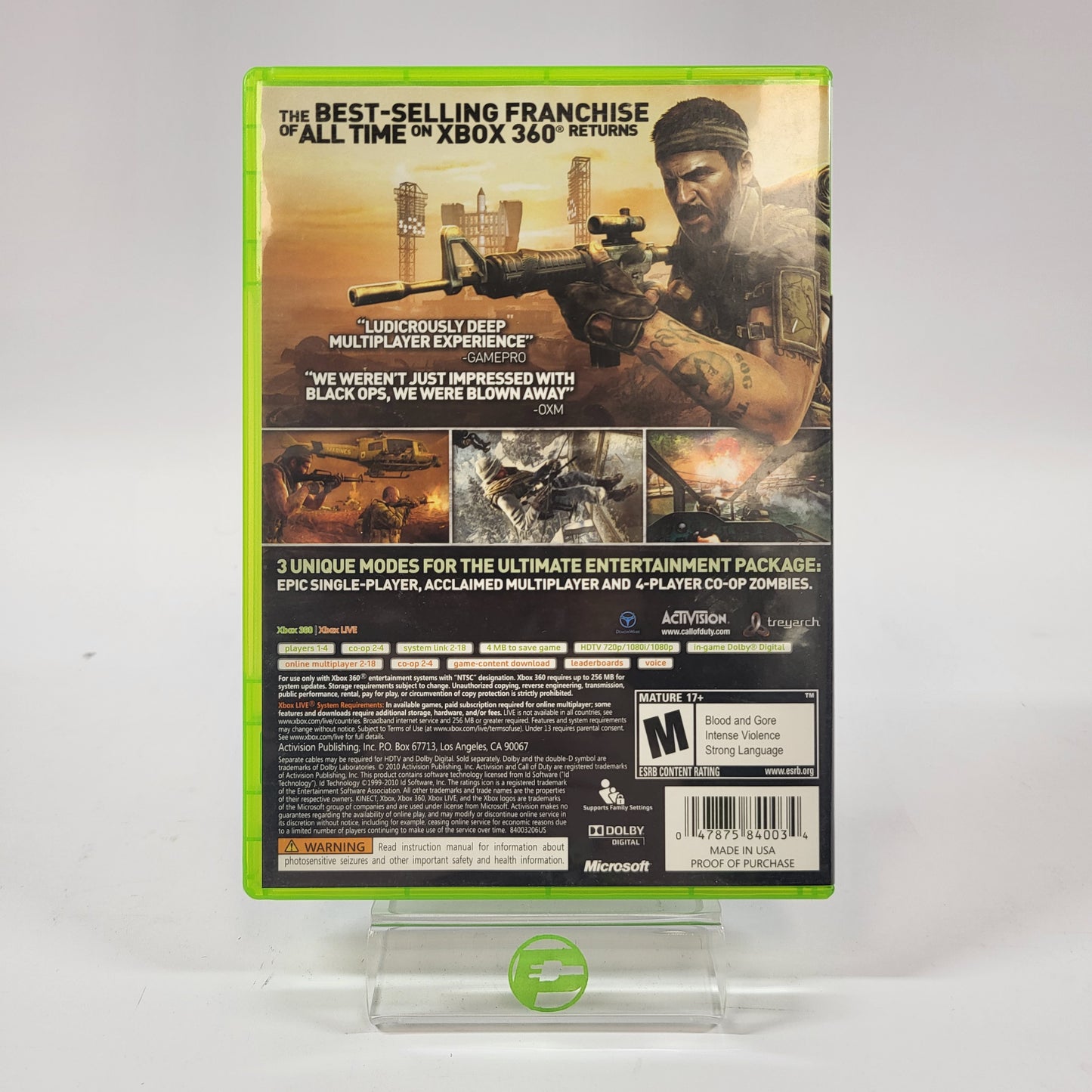Call of Duty Black Ops (Microsoft Xbox 360, 2010)