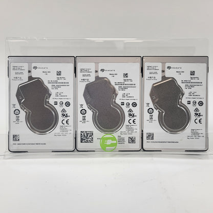 Lot of 3 Seagate 2.5" Mobile HDD 1TB SATA 6Gb/s HDD ST1000LM035