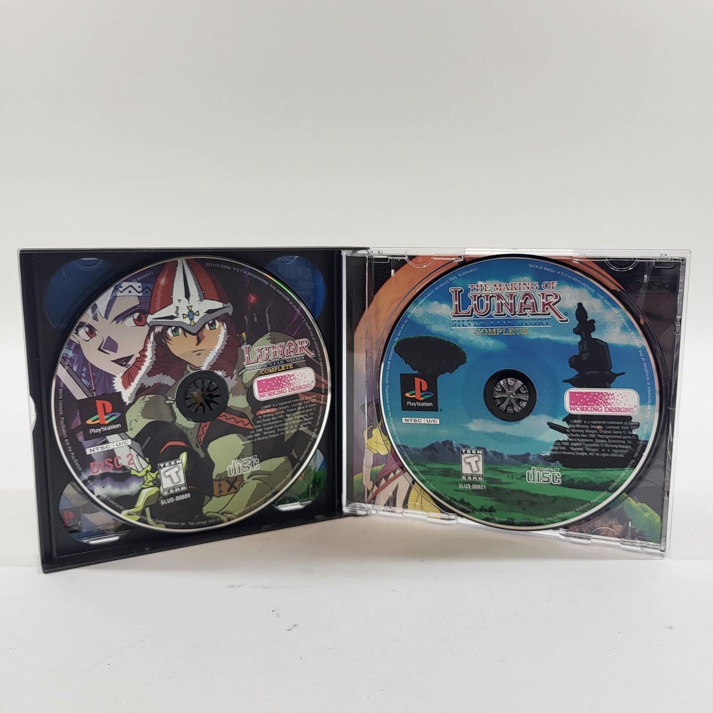 Lunar Silver Star Story Complete [4 Disc] (Sony PlayStation 1 PS1, 1999)