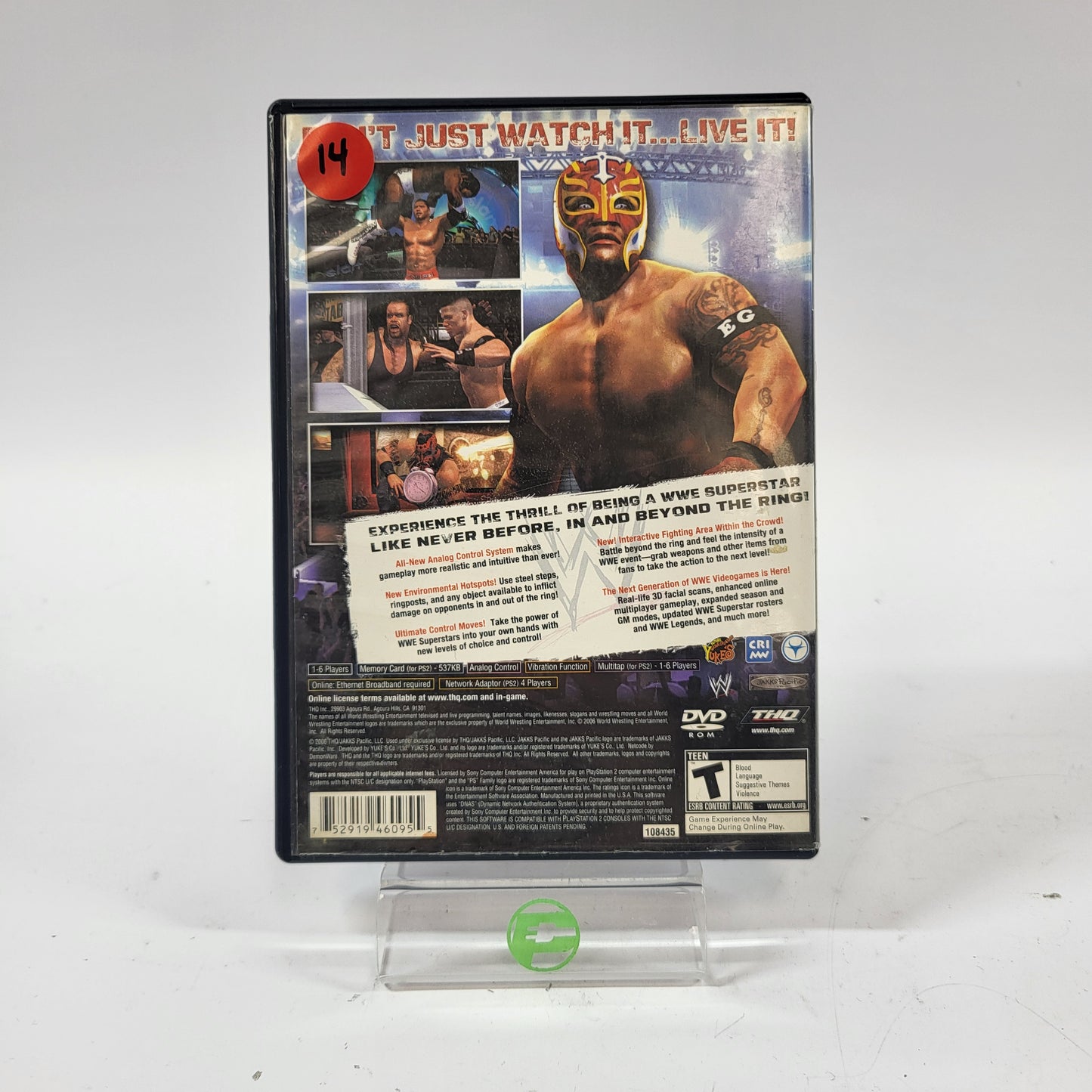WWE Smackdown Vs. Raw 2007 (Sony PlayStation 2 PS2, 2006)