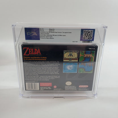 Zelda Link to the Past (Super Nintendo SNES, 1992) PSA 9.2 CIB