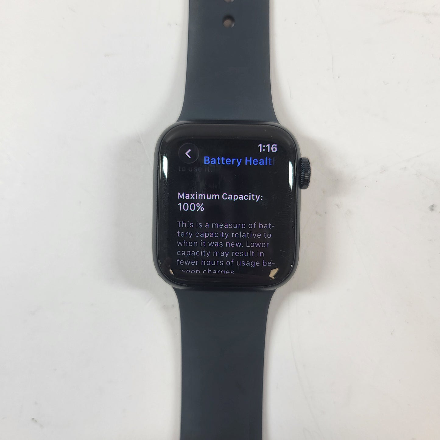 Unlocked Apple Watch SE 2nd Gen 40MM Midnight Aluminum Black Sport Band 