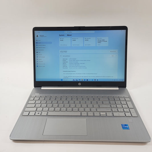 HP Laptop 15-DY2131WM 15.6" i3-1115G4 3.0GHz 8GB RAM 256GB SSD