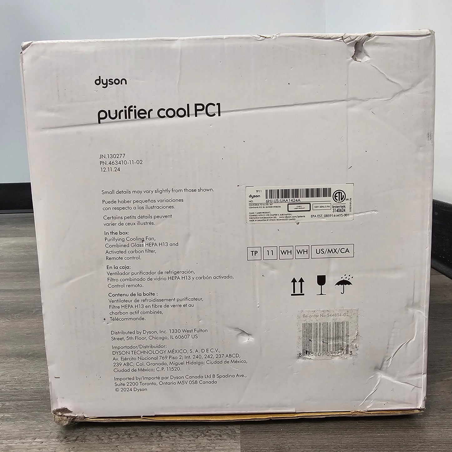 New Dyson Purifier Cool PC1 Air Purifier and Fan 544894-01