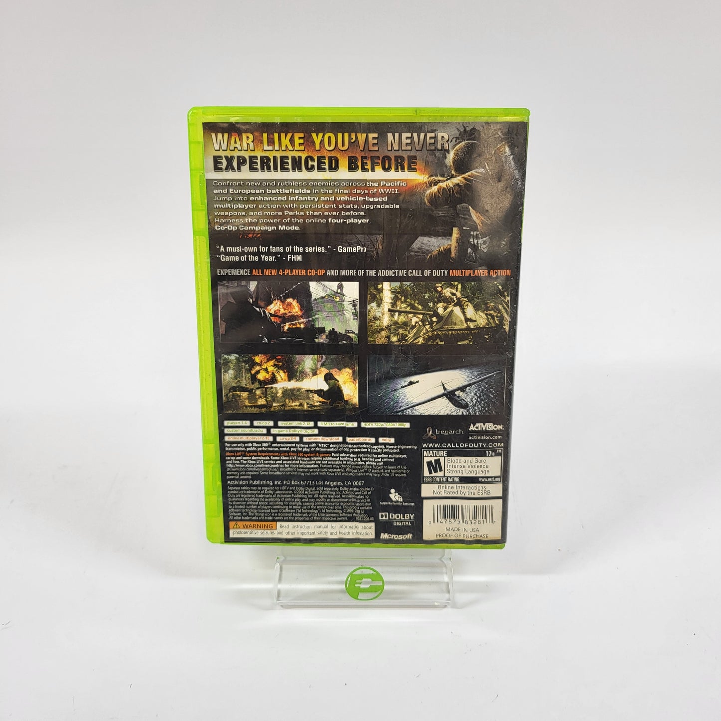 Call of Duty World at War (Microsoft Xbox 360, 2008)