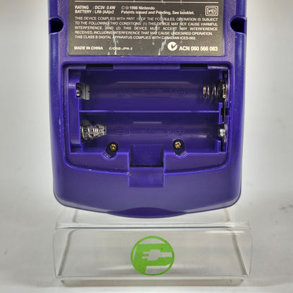 Nintendo Game Boy Color Handheld Game Console CGB-001 Purple