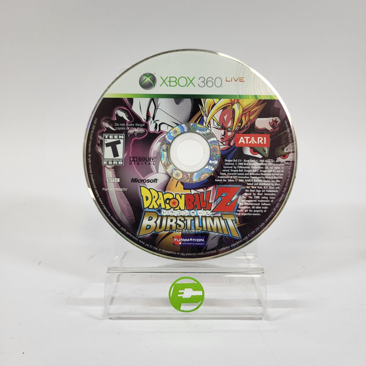 Dragon Ball Z Burst Limit (Microsoft Xbox 360, 2008)