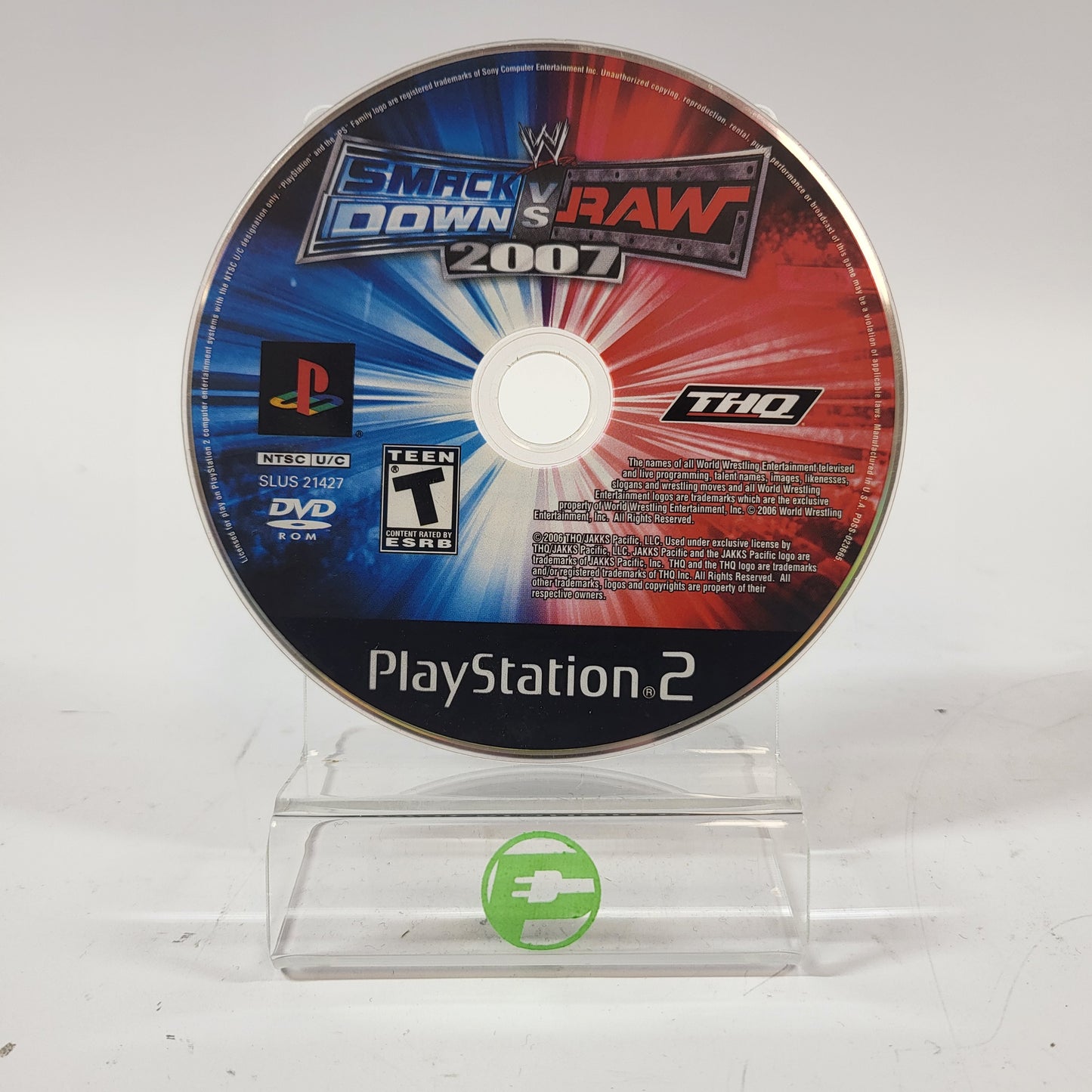 WWE Smackdown Vs. Raw 2007 (Sony PlayStation 2 PS2, 2006)