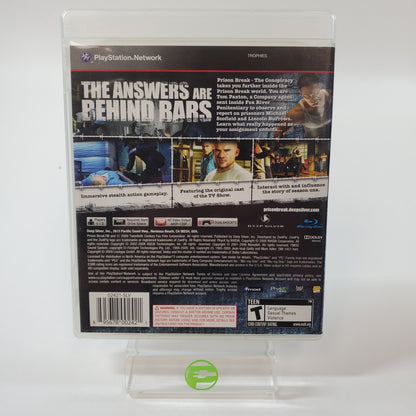 Prison Break: The Conspiracy (Sony PlayStation 3 PS3, 2010)