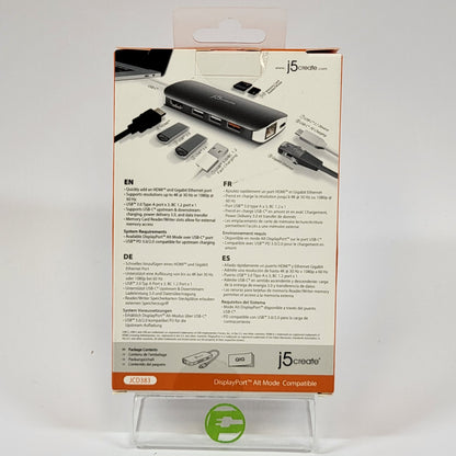 New J5 Create USB-C Multi Adapter JCD383