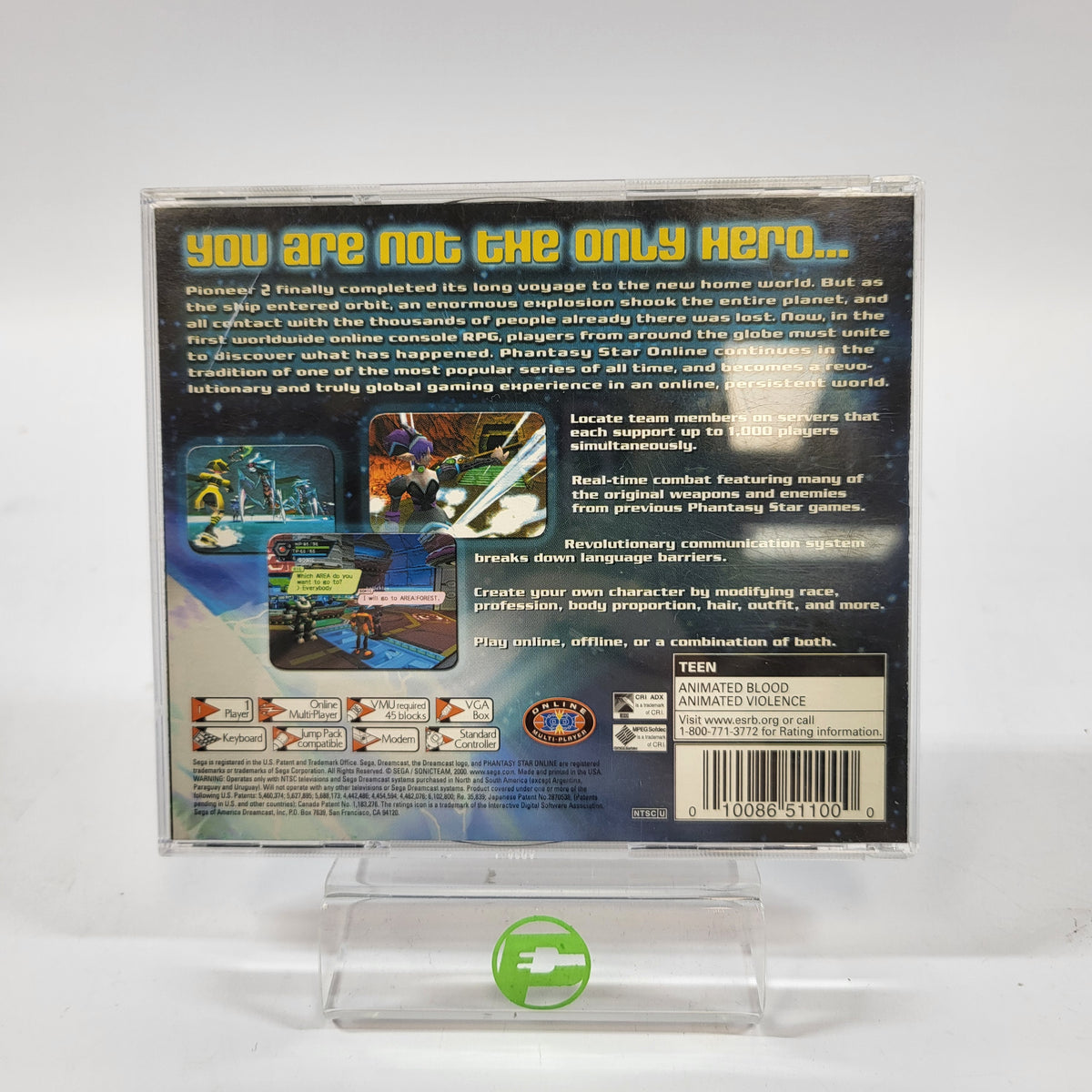 Phantasy Star Online (Sega Dreamcast, 2001)