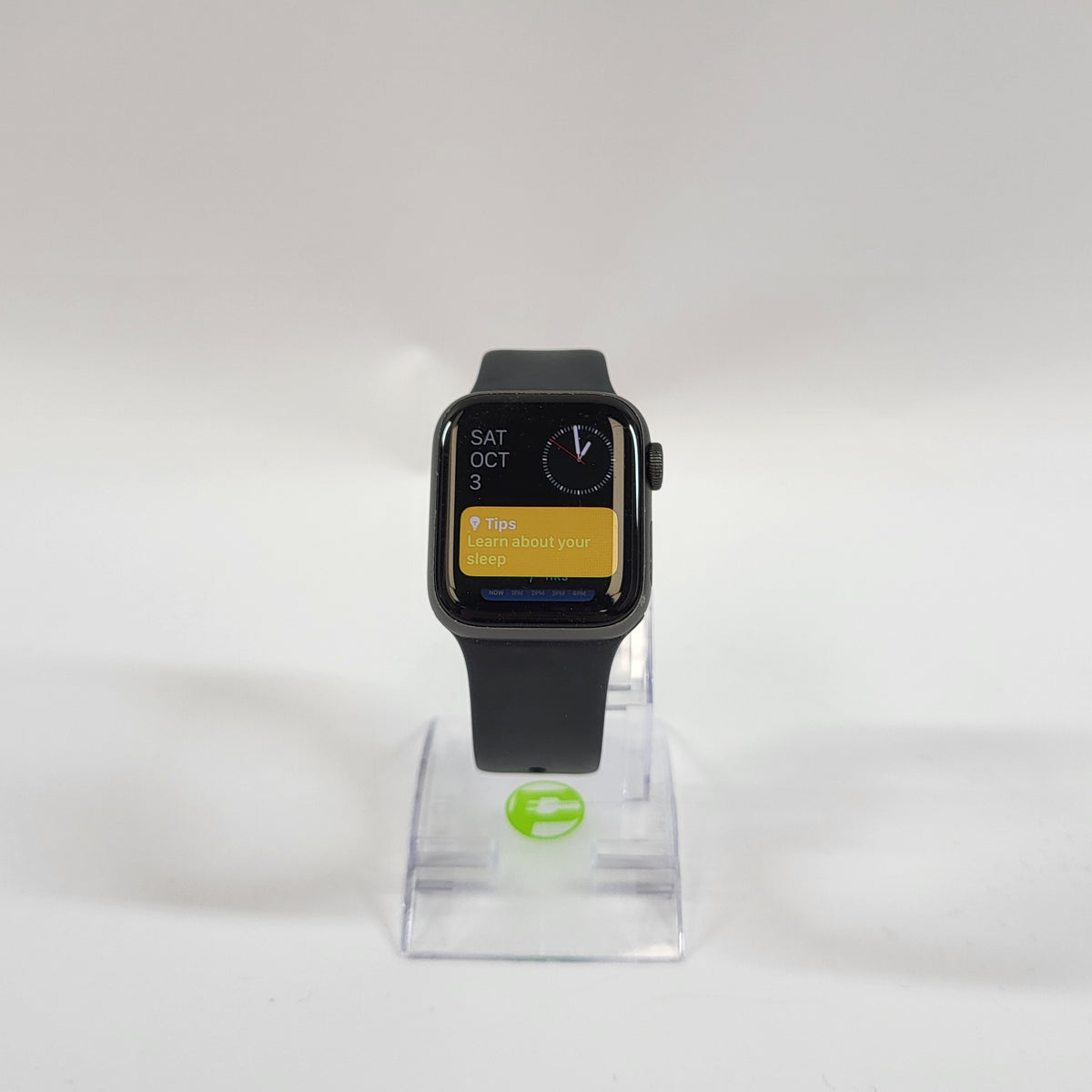 GPS Only Apple Watch Series 5 40MM Space Gray Aluminum Black Sport Band A2092